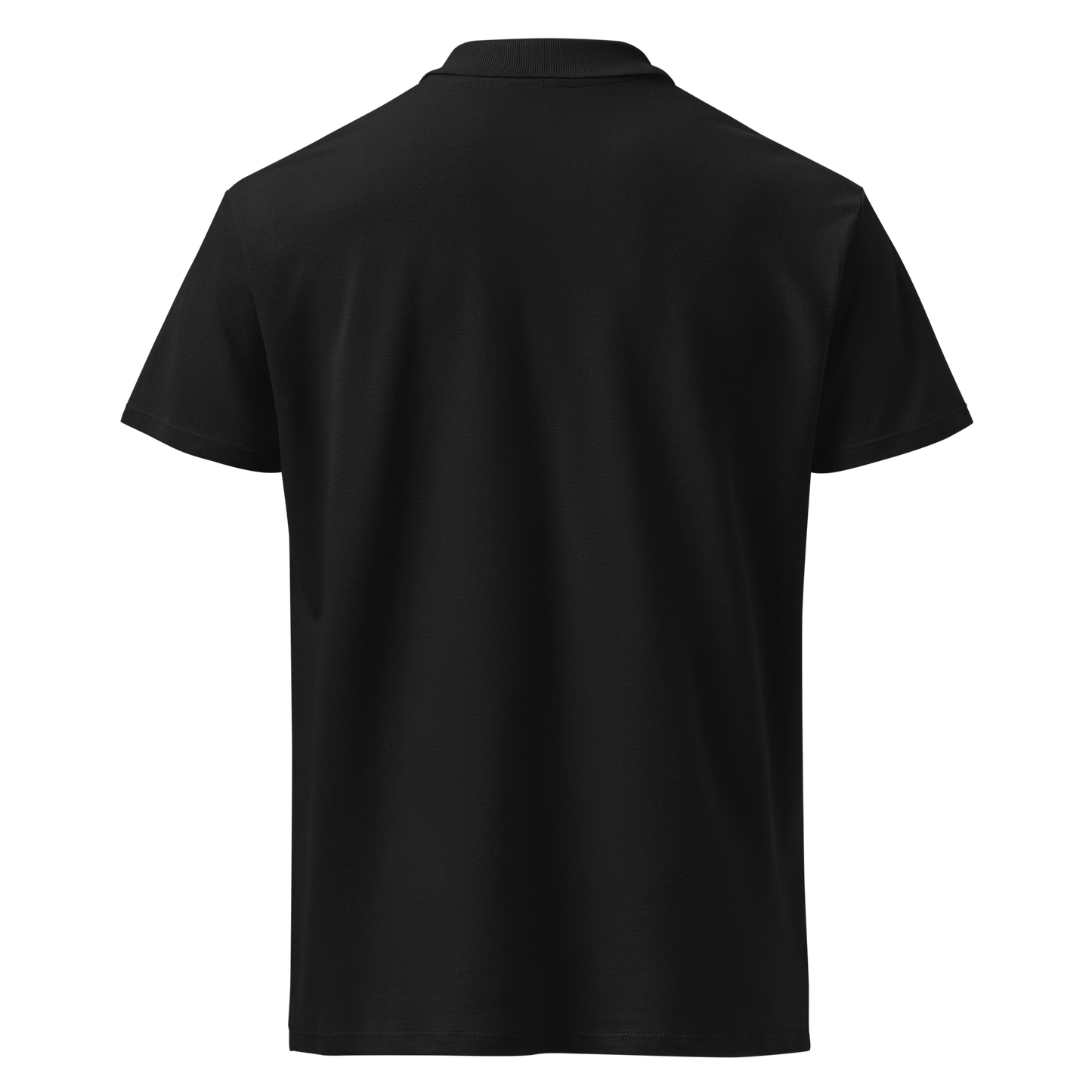 House Of Briskets White Thread Premium pique polo shirt - Bearclothing