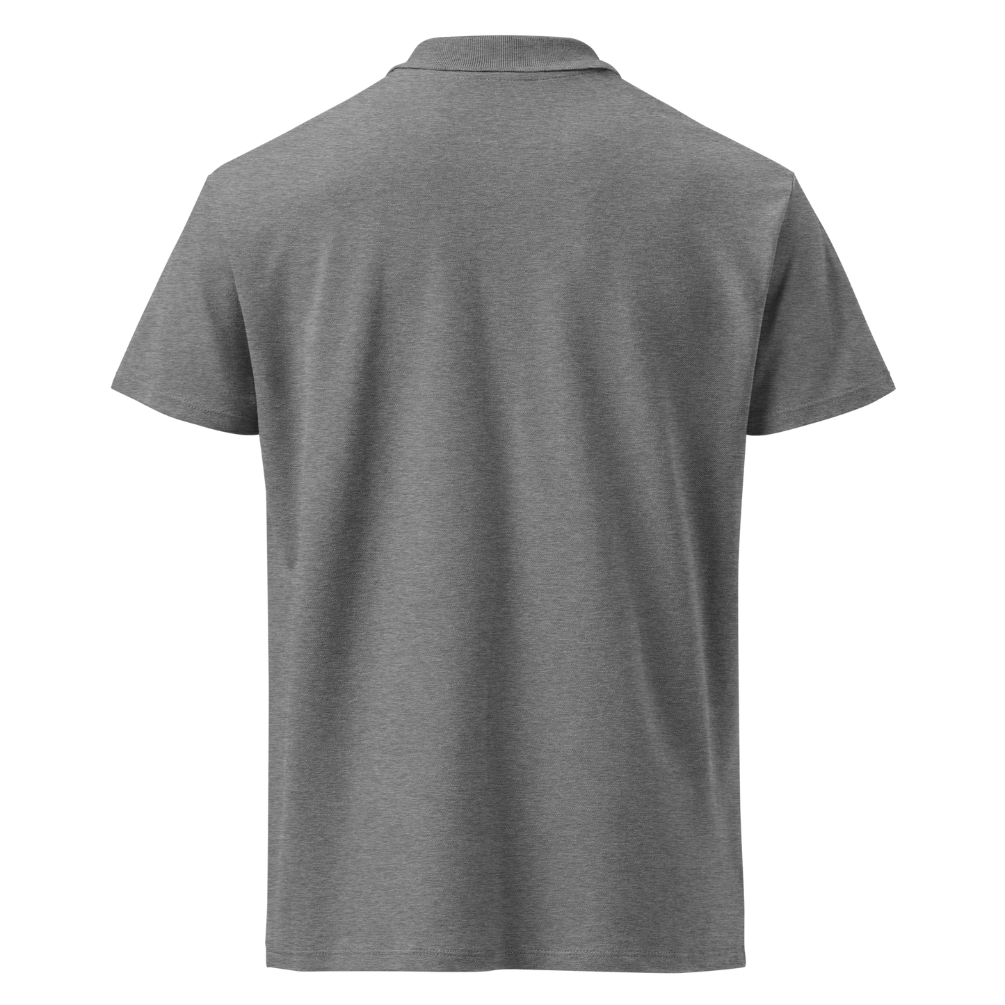 House Of Briskets White Thread Premium pique polo shirt - Bearclothing