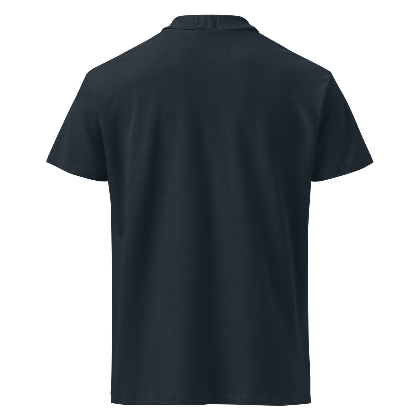 House Of Briskets White Thread Premium pique polo shirt - Bearclothing