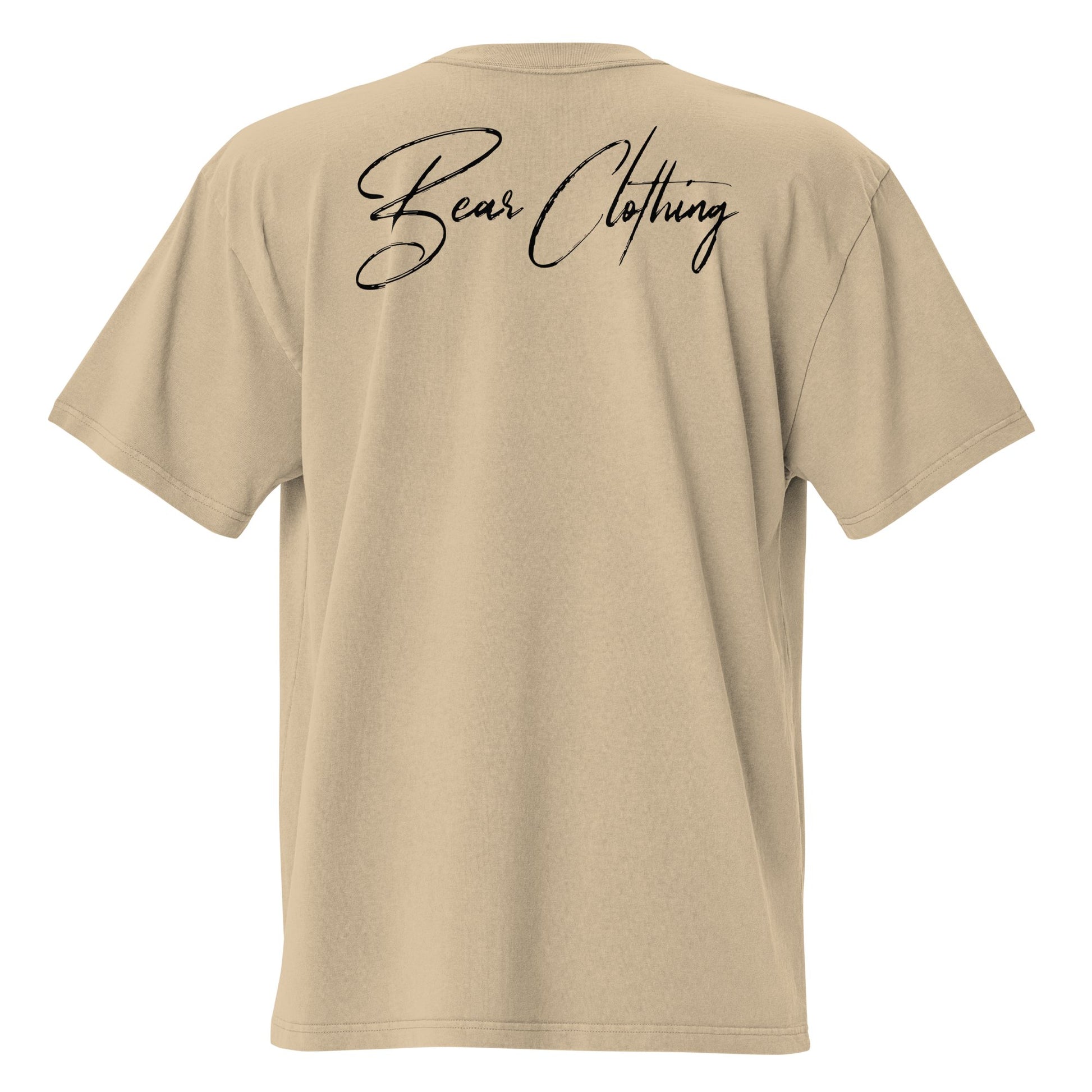 I am bear clothing oversized faded graphic t-shirt. - Bearclothing