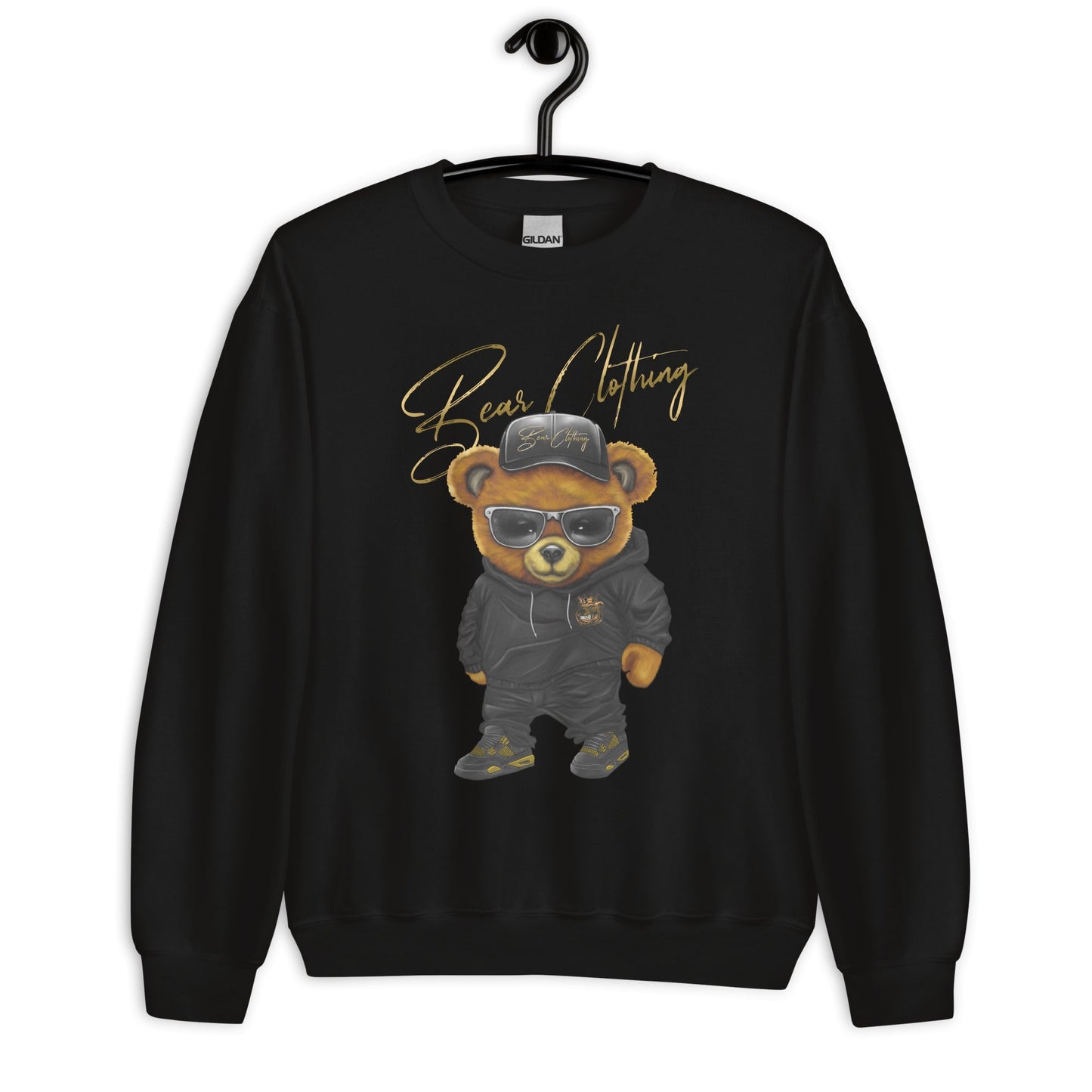 Wrapped In His Worth Honey Bear Sweatshirt - Bearclothing