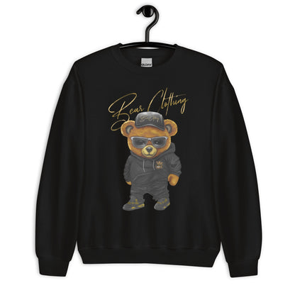 Wrapped In His Worth Honey Bear Sweatshirt - Bearclothing