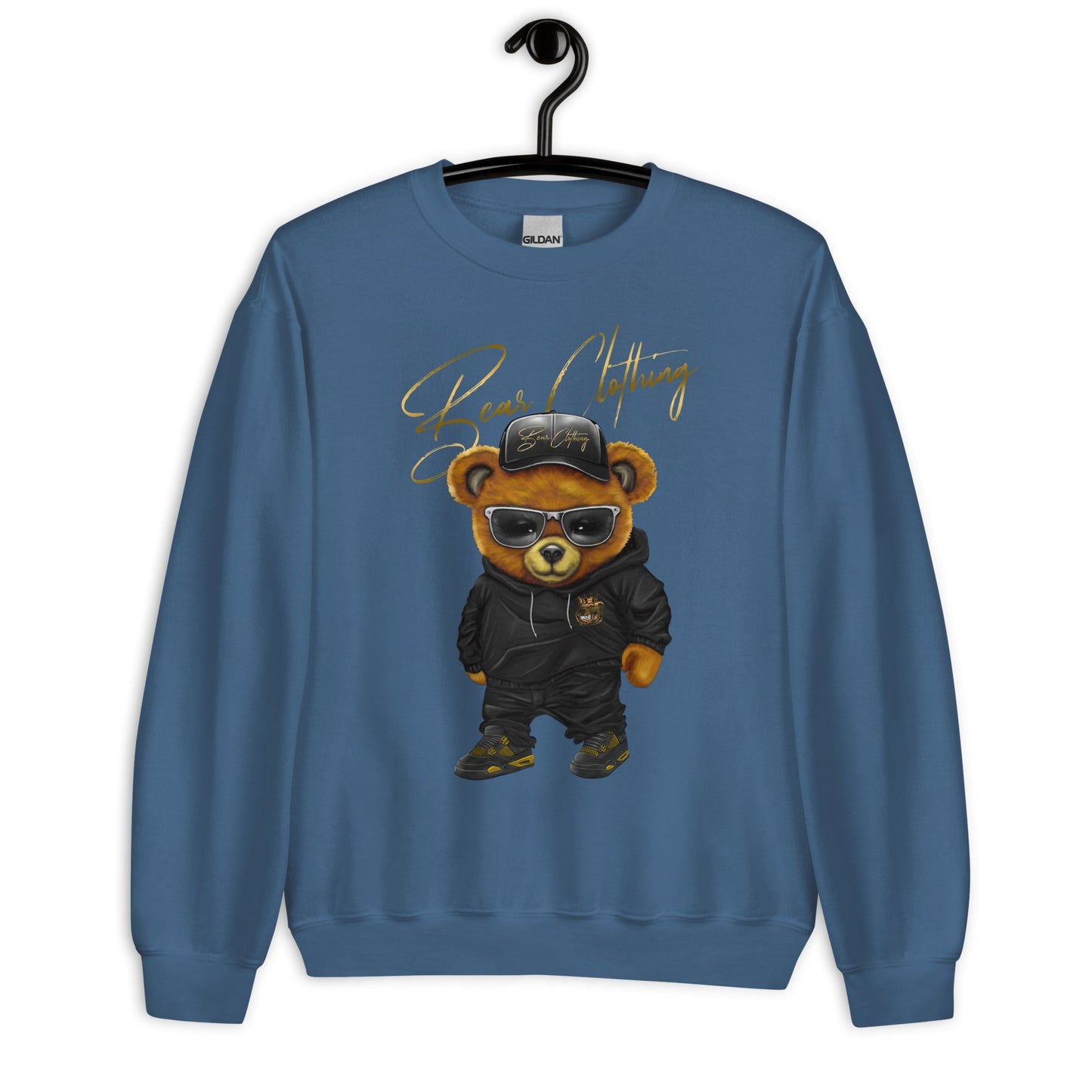 Wrapped In His Worth Honey Bear Sweatshirt - Bearclothing