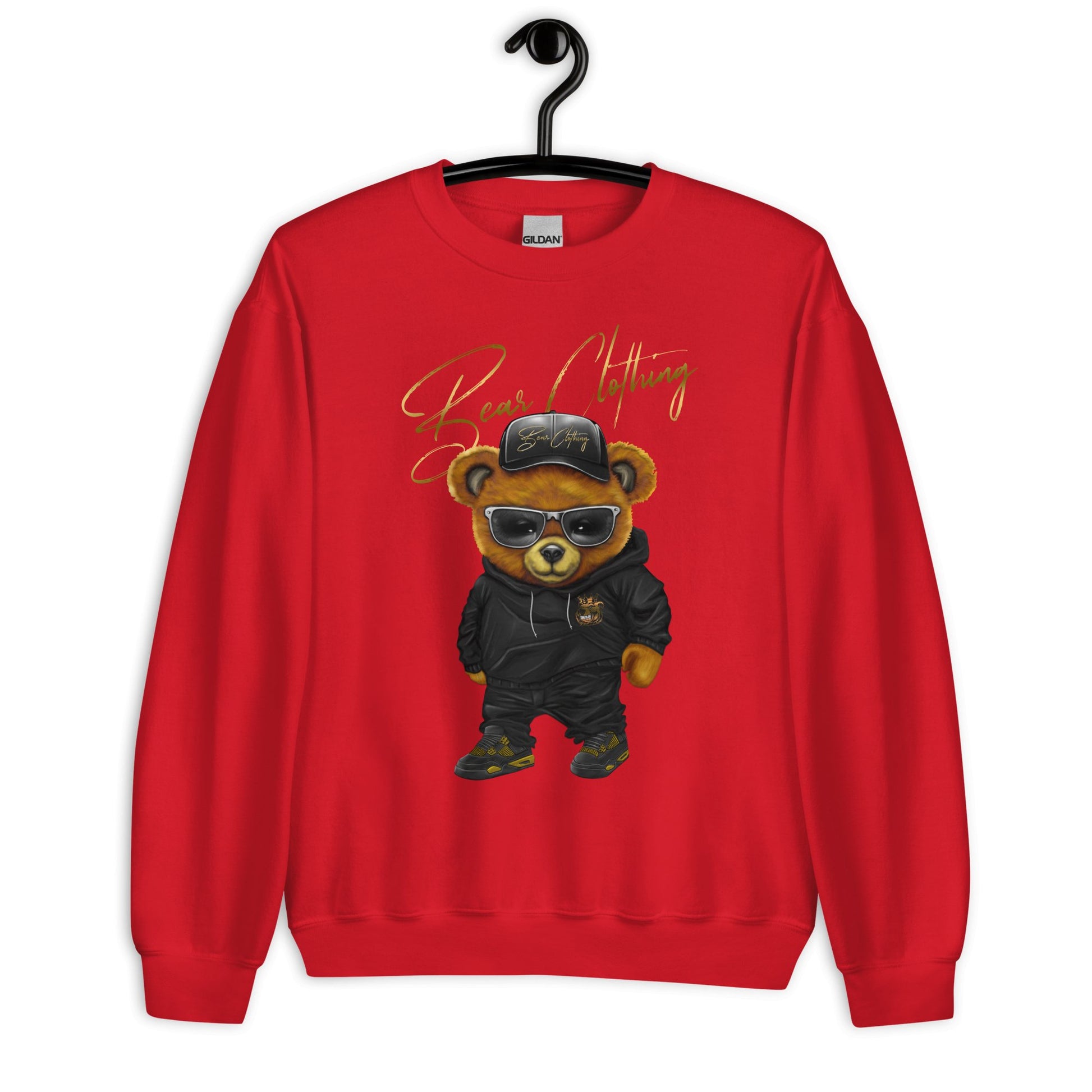 Wrapped In His Worth Honey Bear Sweatshirt - Bearclothing