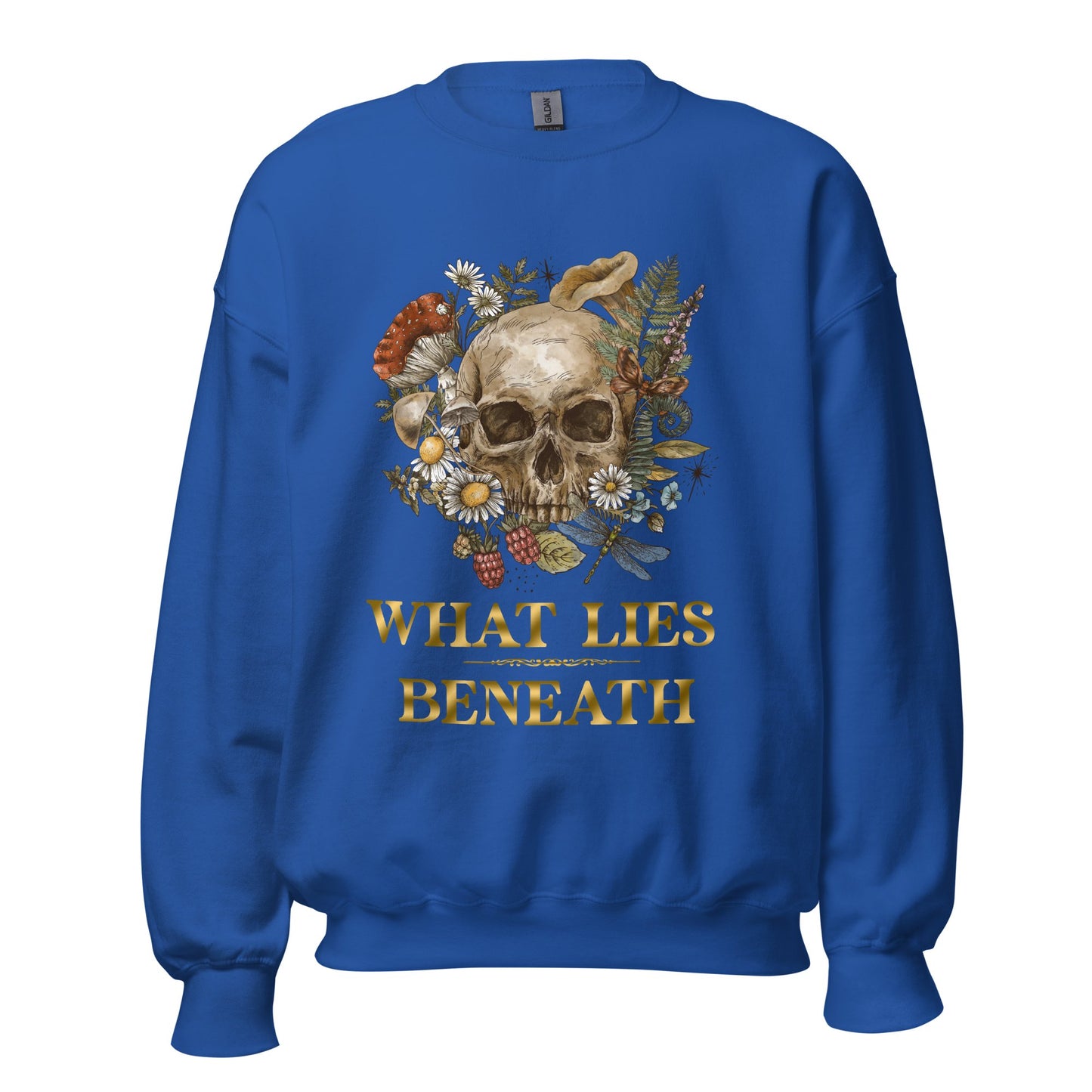 What Lies Beneath Premium Gildan Sweatshirt - Bearclothing