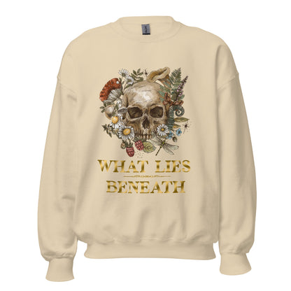 What Lies Beneath Premium Gildan Sweatshirt - Bearclothing