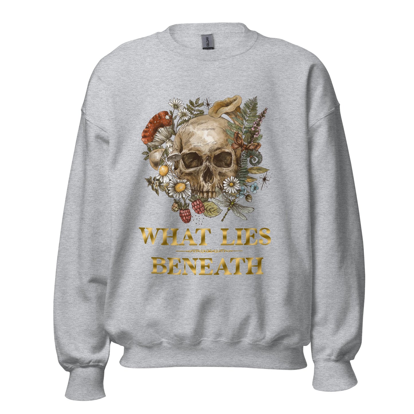 What Lies Beneath Premium Gildan Sweatshirt - Bearclothing