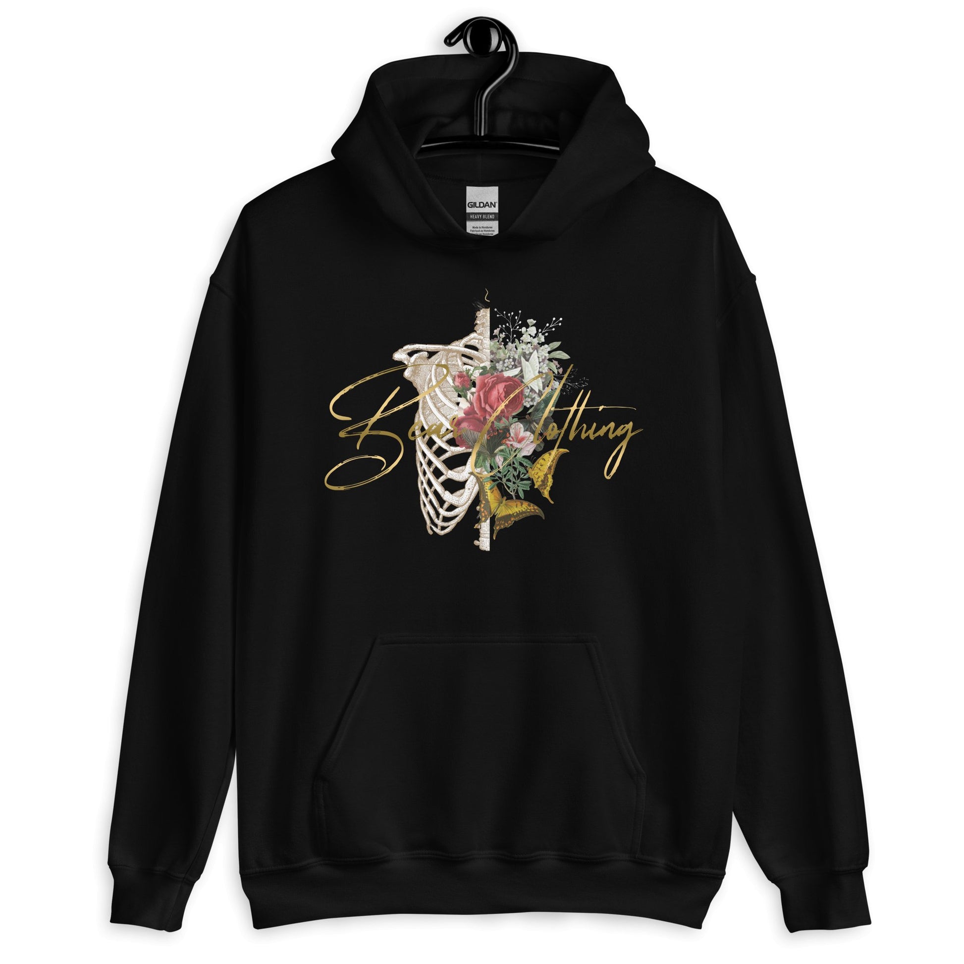 What Lies Beneath Ribs Premium Gildan Hoodie - Bearclothing