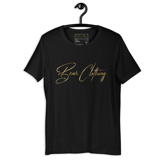 Gold Signature Print Premium Tee - Bearclothing