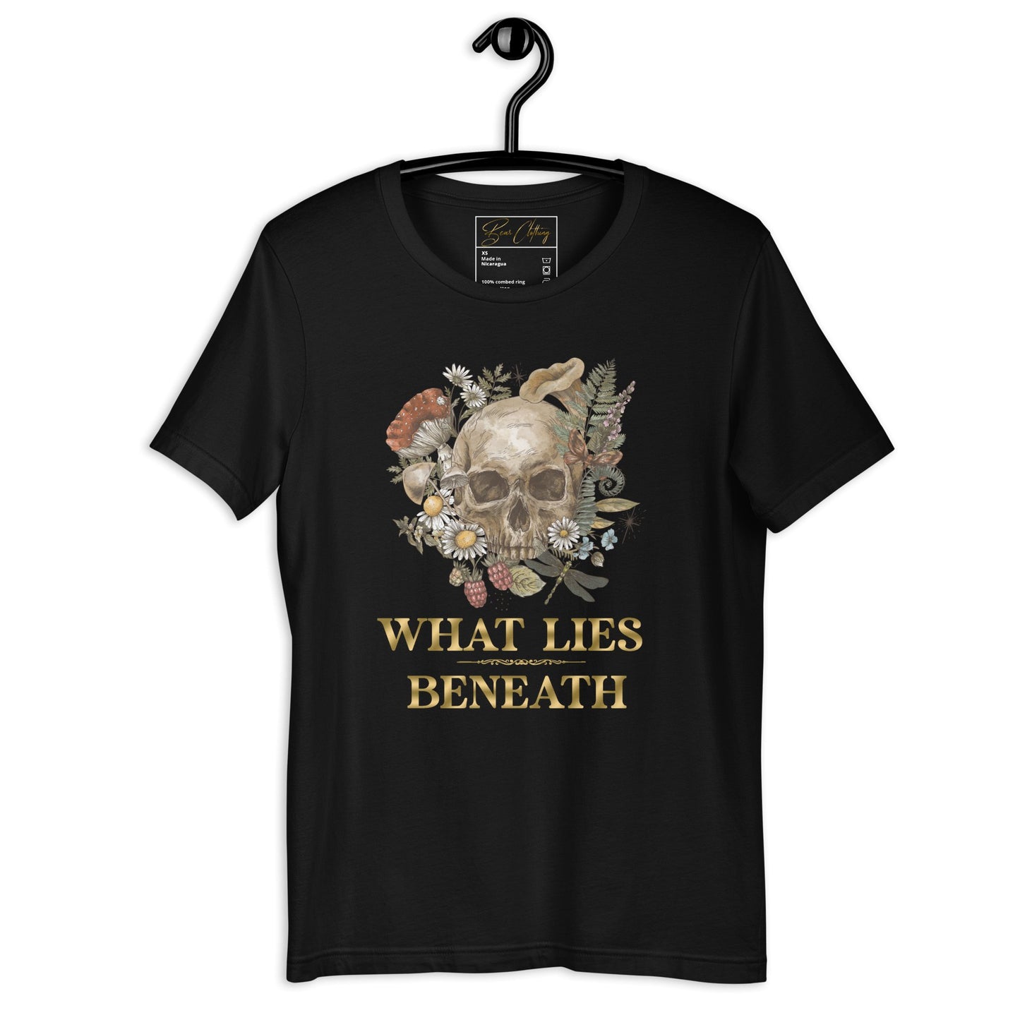 Phoenix Miranda What Lies Beneath Skull Premium Tee - Bearclothing