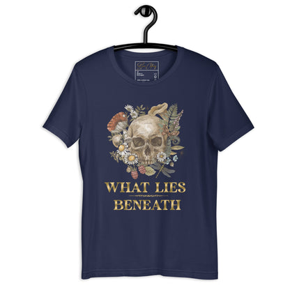 What Lies Beneath Skull Premium Tee - Bearclothing